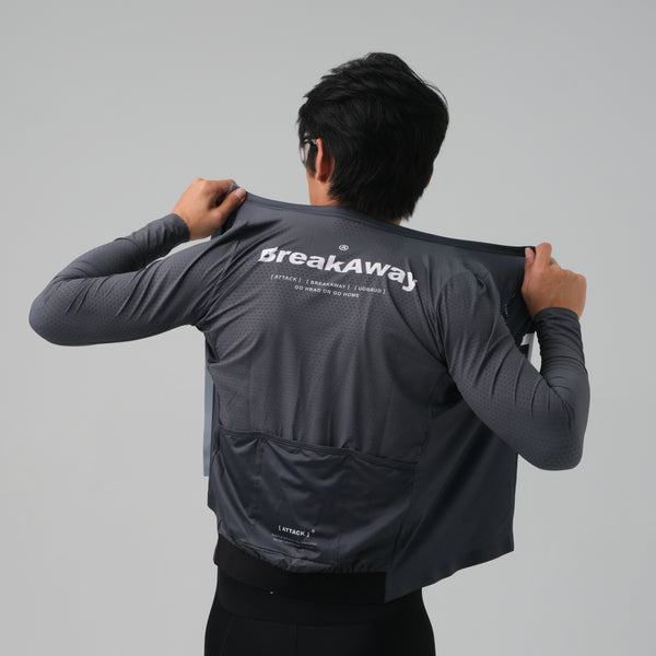 ATK Men's performance long sleeves Jersey - Iron Grey