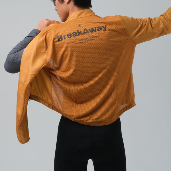 ATK Breakzip Men's Wind Jacket - Golden Ochre