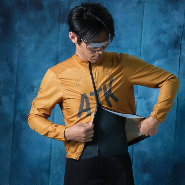 ATK Breakzip Men's Wind Jacket - Golden Ochre