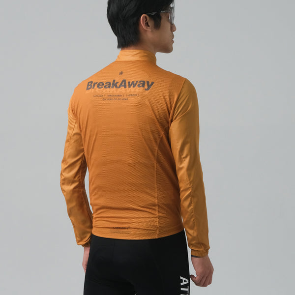 ATK Breakzip Men's Wind Jacket - Golden Ochre