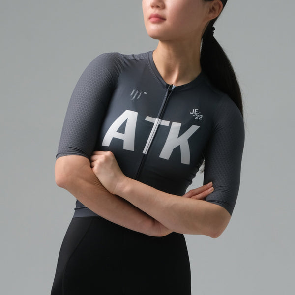 ATK Women's performance short sleeves Jersey - Iron Grey
